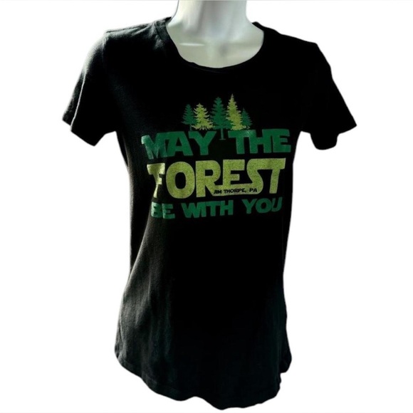 Jim Thorpe PA May the Forest Be With You Tee - Picture 1 of 3